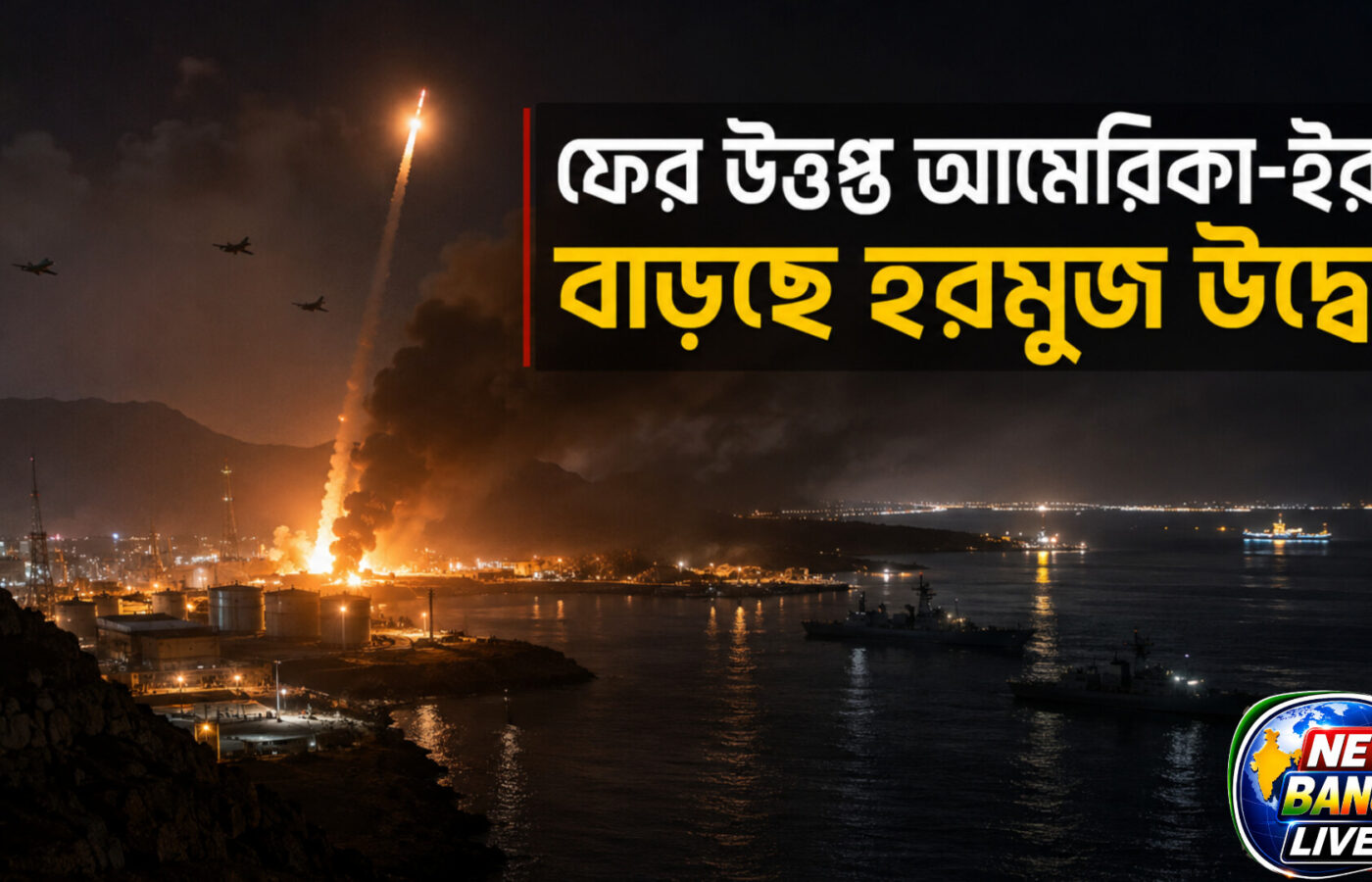 ফের মুখোমুখি আমেরিকা-ইরান, লরাক দ্বীপে মার্কিন হামলার পর পাল্টা জবাব তেহরানের