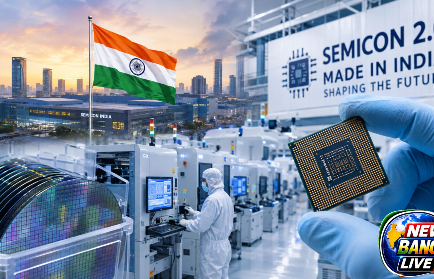 চিপ তৈরিতে ভারতের বড় পদক্ষেপ, Semicon 2.0-তে ₹১.২৭ লক্ষ কোটি; তৈরি হবে পূর্ণাঙ্গ সেমিকন্ডাক্টর ইকোসিস্টেম