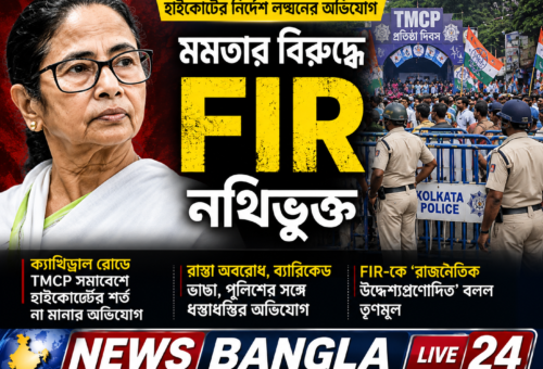 হাইকোর্টের নির্দেশ লঙ্ঘনের অভিযোগে মমতা বন্দ্যোপাধ্যায়ের বিরুদ্ধে FIR, তীব্র রাজনৈতিক সংঘাত