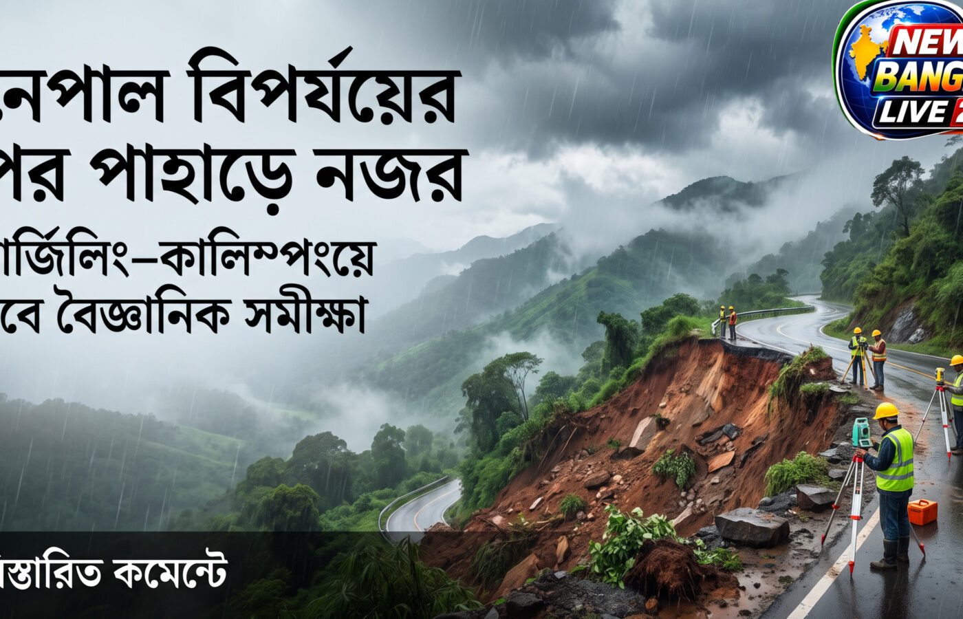 নেপালের বিপর্যয়ের পর উত্তরবঙ্গের পাহাড়ে নজর, হবে বৈজ্ঞানিক সমীক্ষা