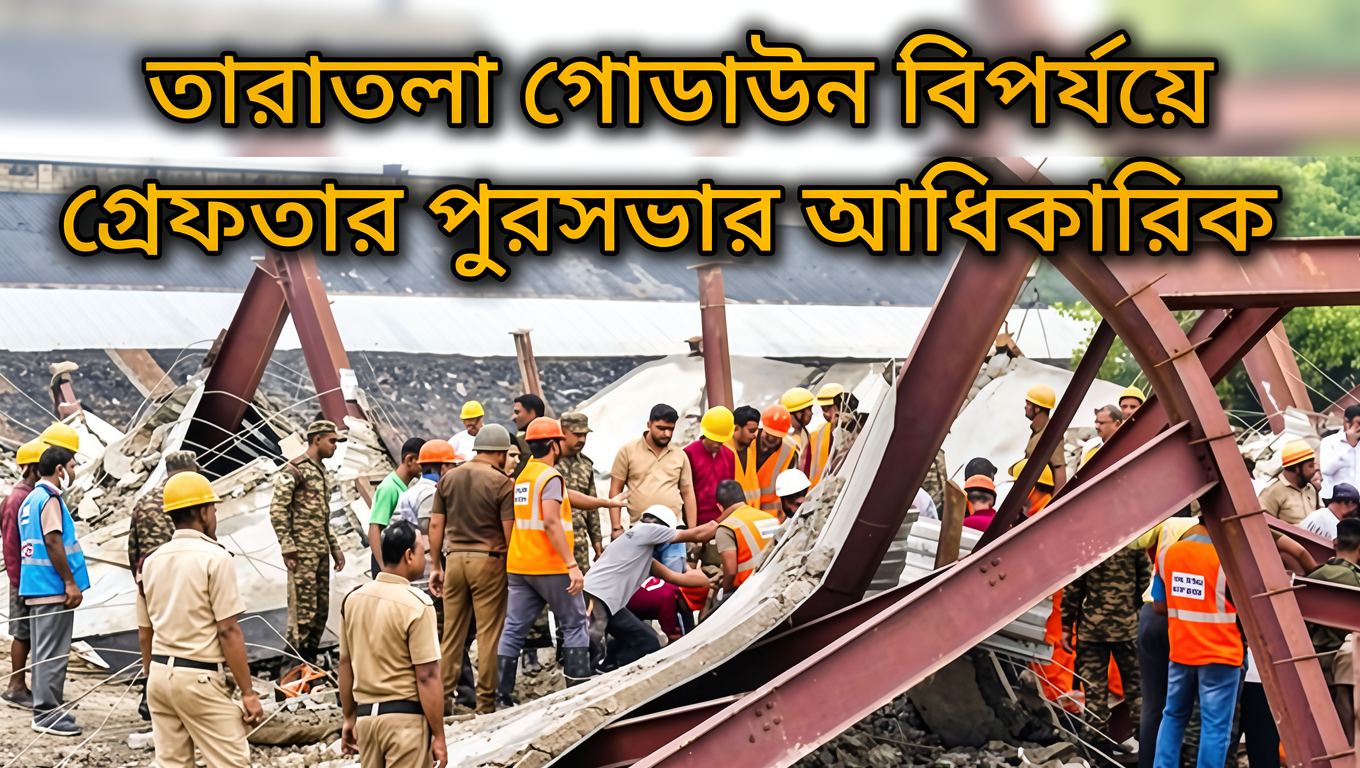 তারাতলা গোডাউন বিপর্যয়ে পুরসভার আধিকারিক গ্রেফতার, নকশা অনুমোদনের ভূমিকা খতিয়ে দেখছে পুলিশ