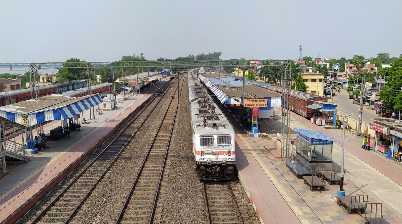 দীর্ঘ ৬৫ ঘণ্টা অপেক্ষার পর স্বাভাবিক ফরাক্কা রেল যোগাযোগ, উত্তর ও দক্ষিণবঙ্গের ট্রেন চলাচল শুরু